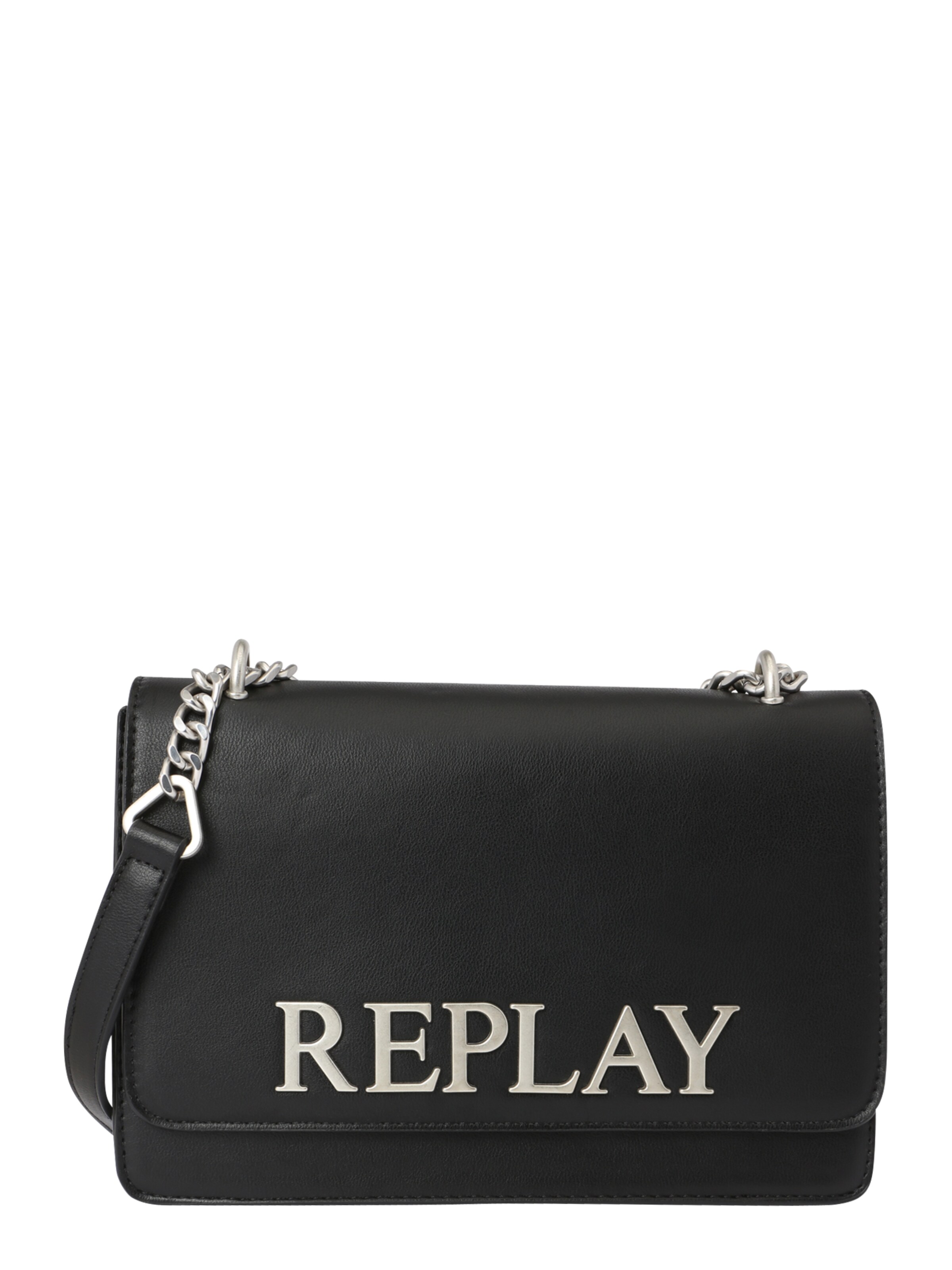 REPLAY Torba na ramię w kolorze czarny