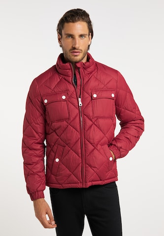 Veste mi-saison DreiMaster Maritim en rouge : devant