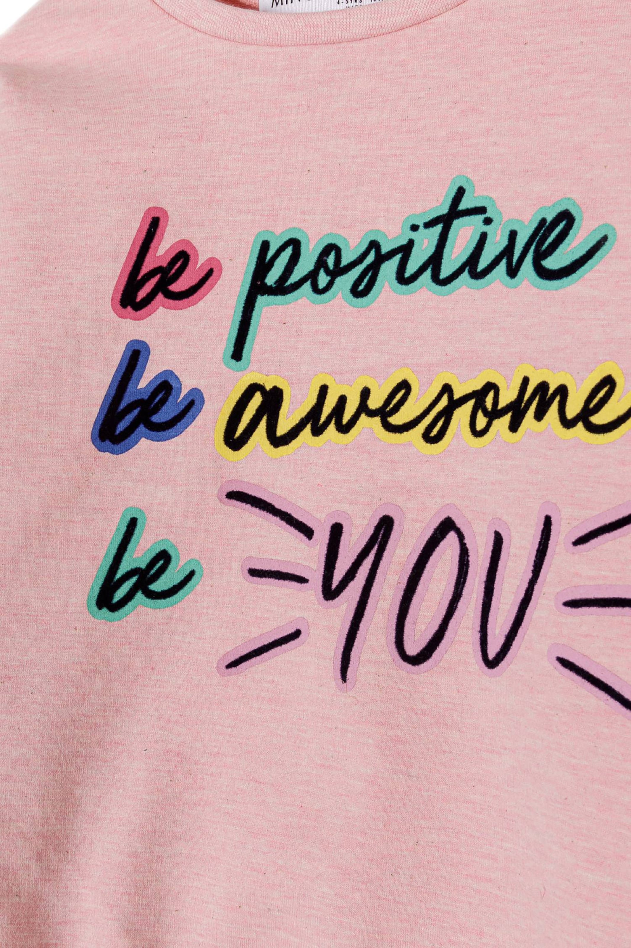 MINOTI Μπλούζα φούτερ σε ροζ