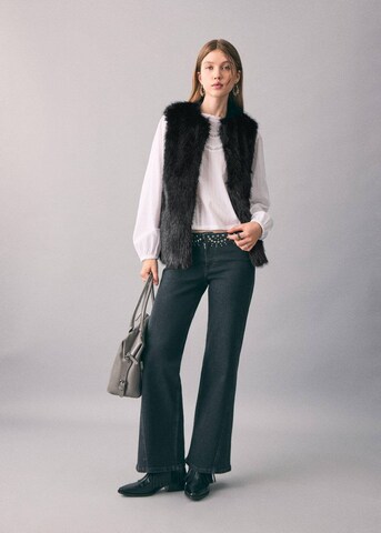 MANGO TEEN Vest in Black