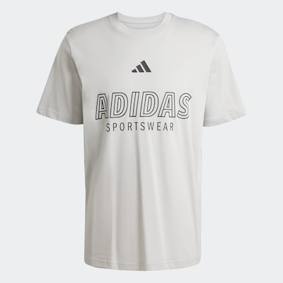 Tricou funcțional 'House of Tiro' ADIDAS SPORTSWEAR pe gri deschis / negru, Vizualizare produs
