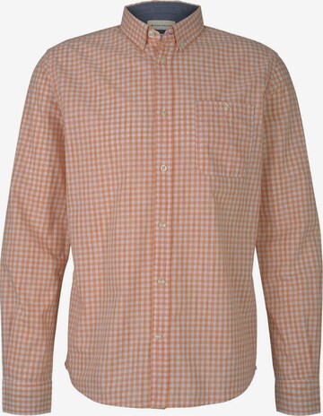 TOM TAILOR Regular fit Overhemd in Oranje: voorkant