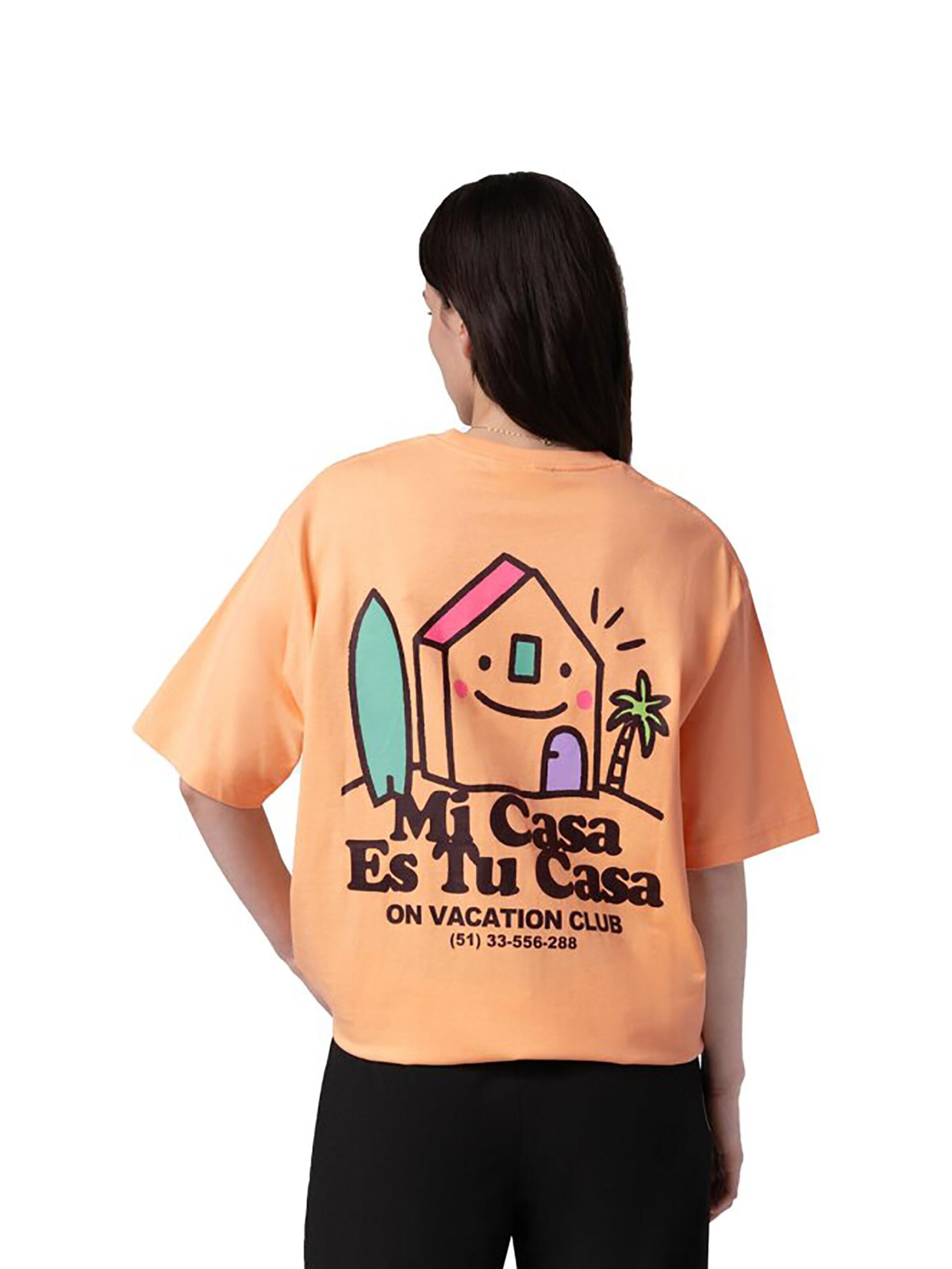 On Vacation Shirt 'Mi Casa' in Orange