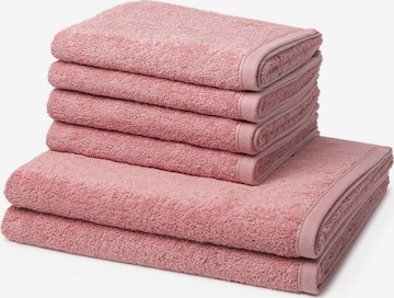 ROSS Handtuch 'Vita' in Pink: Vorderseite
