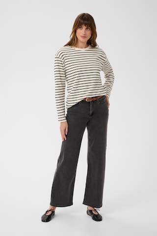 Wide Leg Jean 'Andrea ' Kaffe en gris