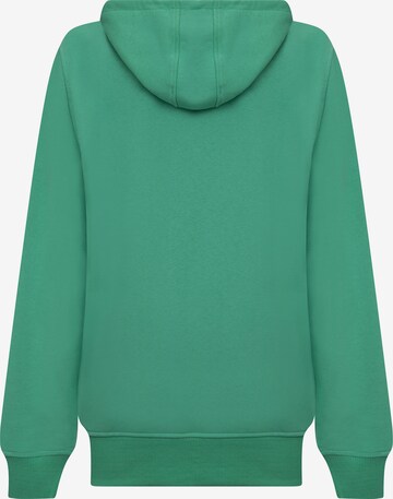 DENIM CULTURE - Sudadera con cremallera 'Arely' en verde