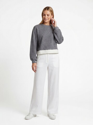 Sweat-shirt usha WHITE LABEL en gris