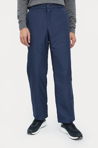 Finn Flare Thermohose in Blau: front