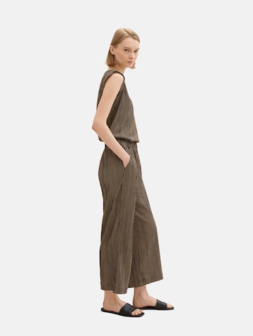 TOM TAILOR DENIM Wide Leg Hose in Beige