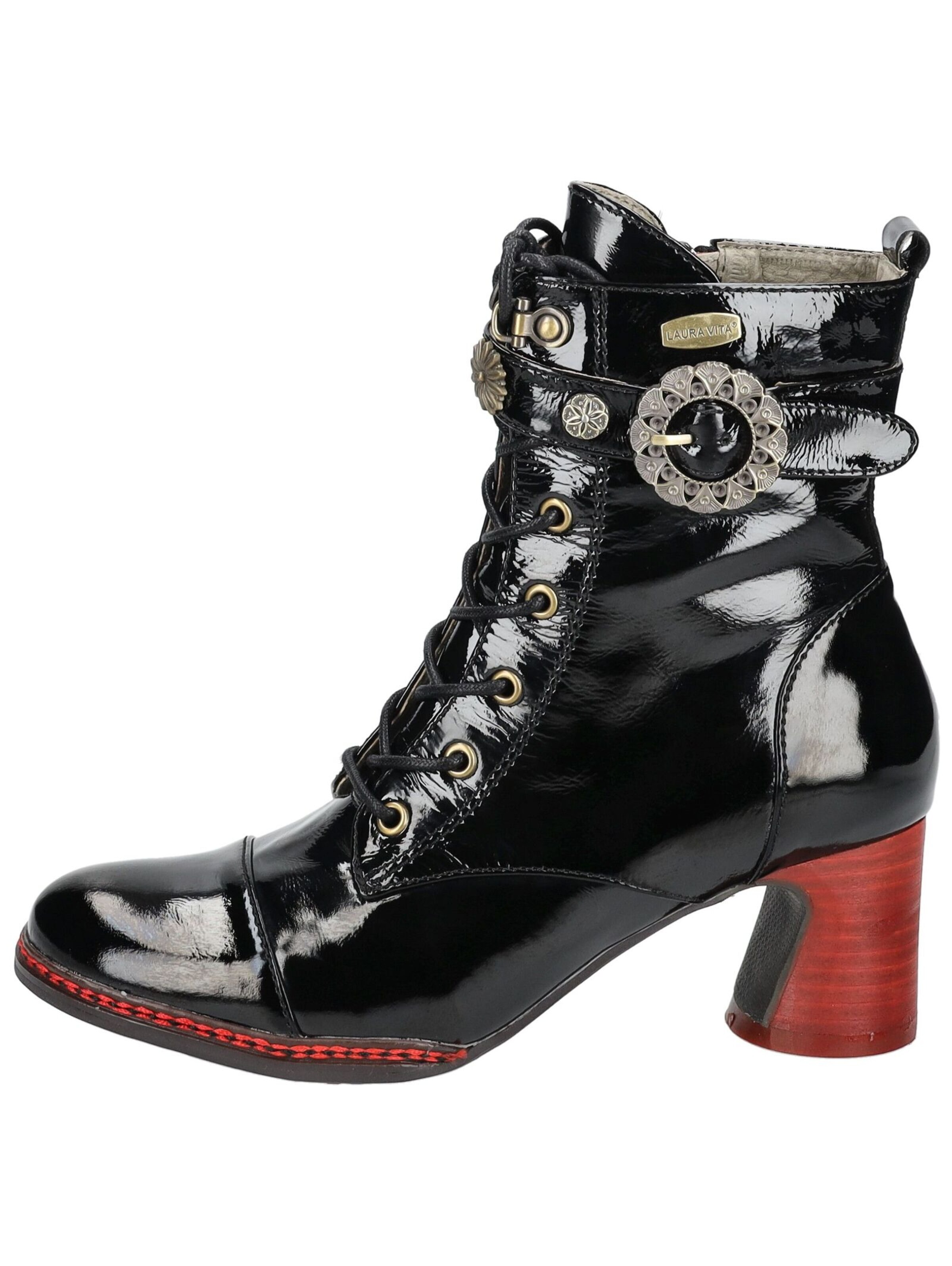 Bottines à lacets Laura Vita en noir
