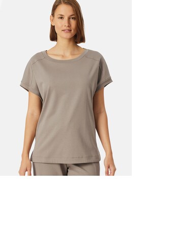 Chemise de nuit ' Mix & Relax ' SCHIESSER en beige : devant