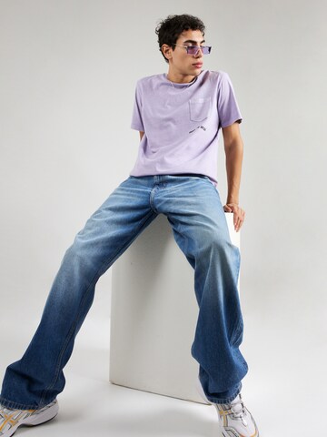 REPLAY Shirt in Purple