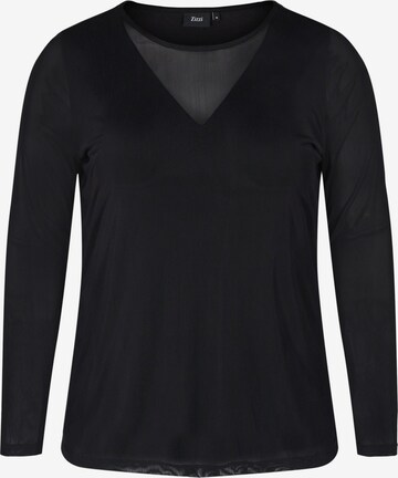 Zizzi Top 'ENIMA' in Black: front