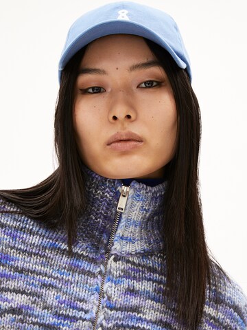 ARMEDANGELS Gebreid vest ' JOELAA PRINTED ' in Blauw