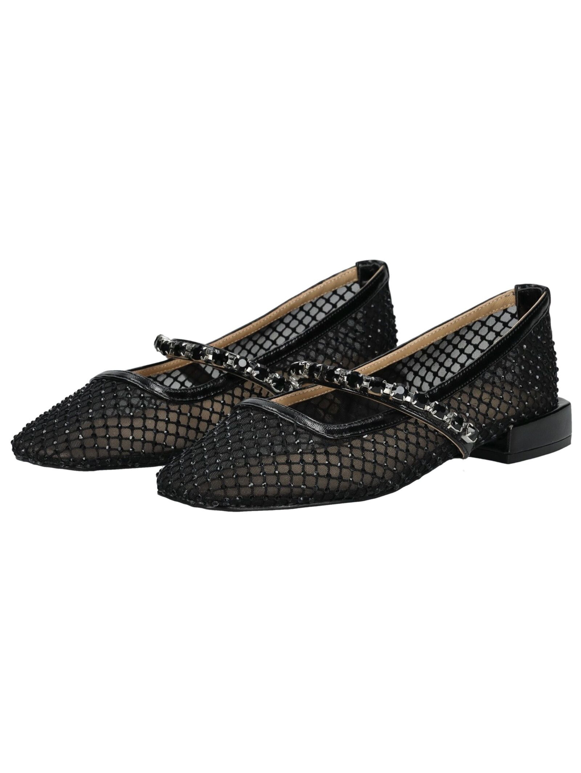 Alma En Pena Strap ballerina in Black