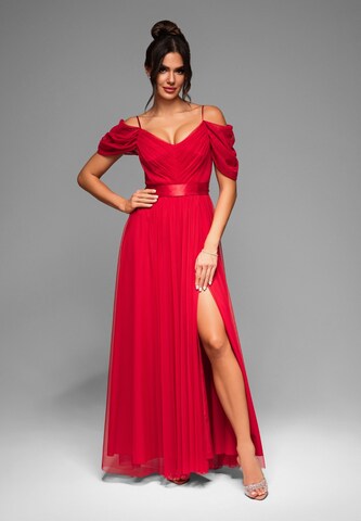 Robe de soirée 'Laila' Ombre en rouge