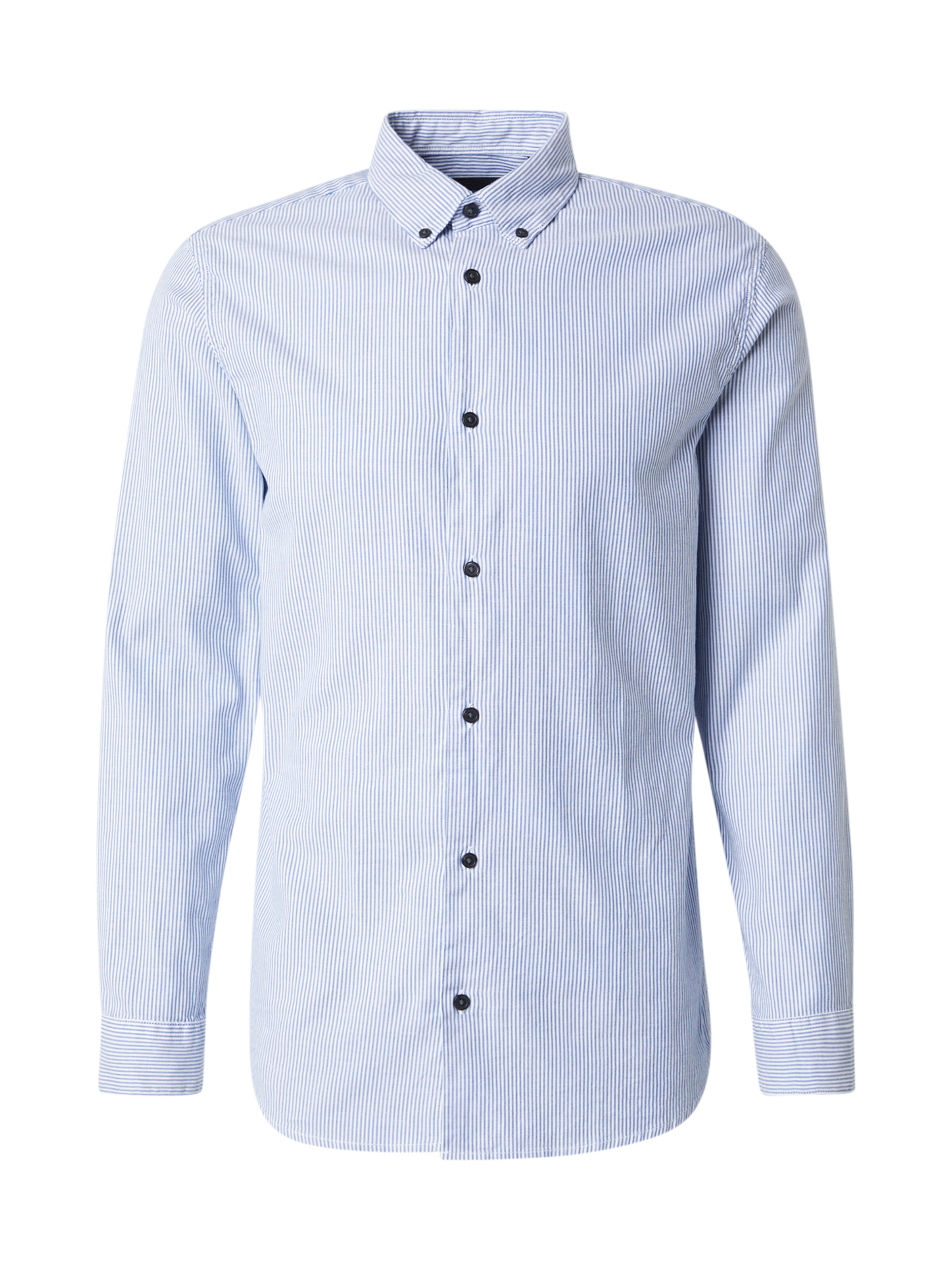 Jack & Jones Premium Overhemd 'Blalewis' in Blauw: voorkant