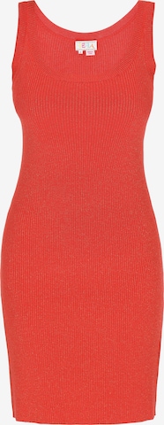 oranžs IZIA Adīta kleita 'Spring Summer': no priekšpuses