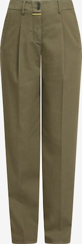 Recover Pants Loose fit Pleat-Front Pants in Green: front