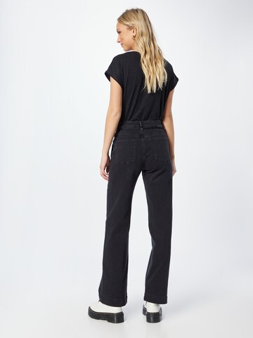 Dawn Wide leg Jeans in Zwart