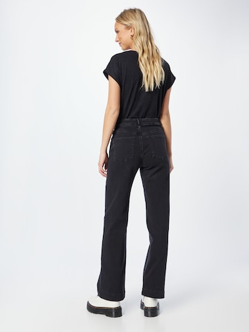 Dawn Wide Leg Jeans in Schwarz