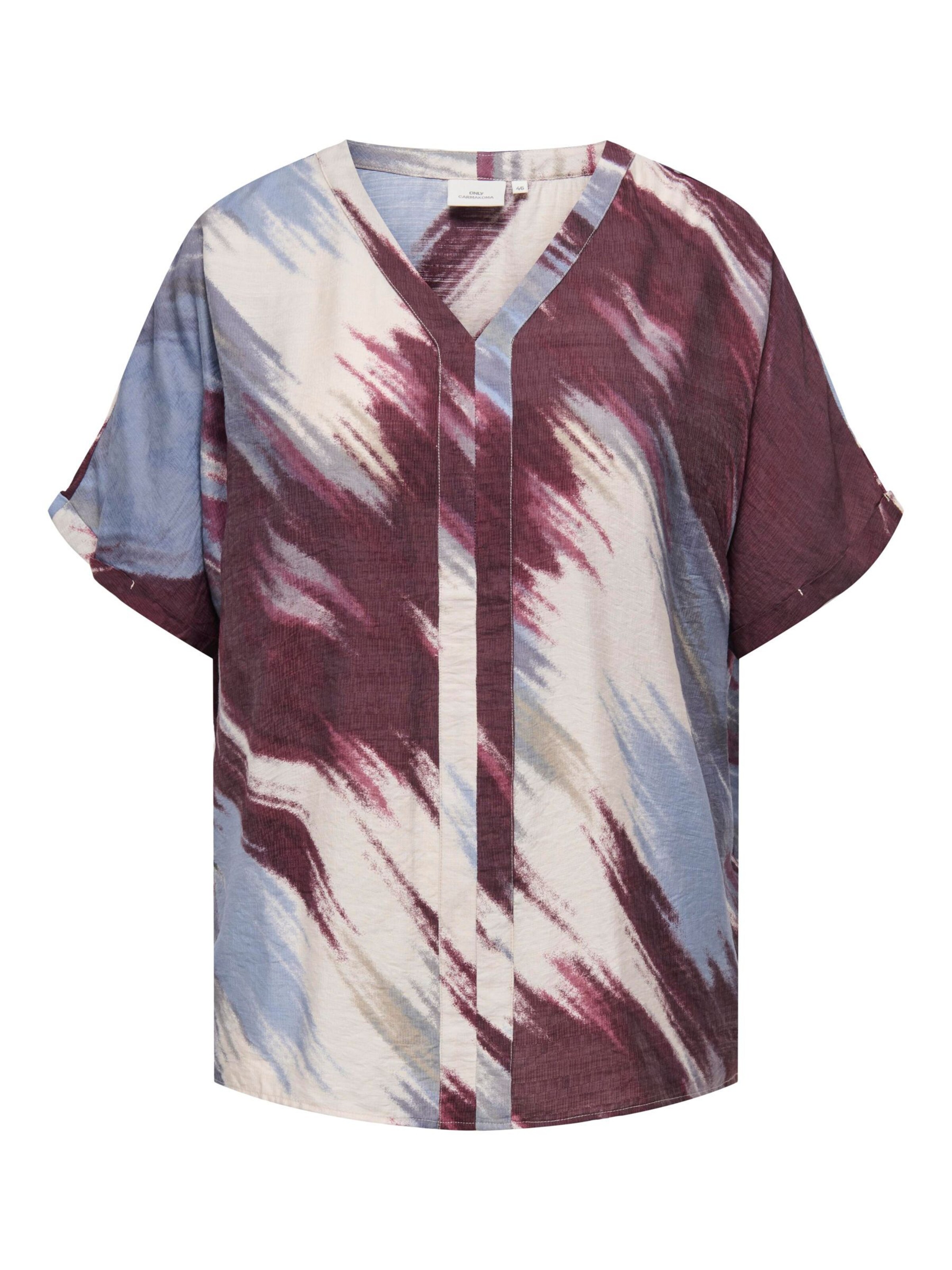 Camicia da donna 'CARTempi' di ONLY Carmakoma in grigio: frontale