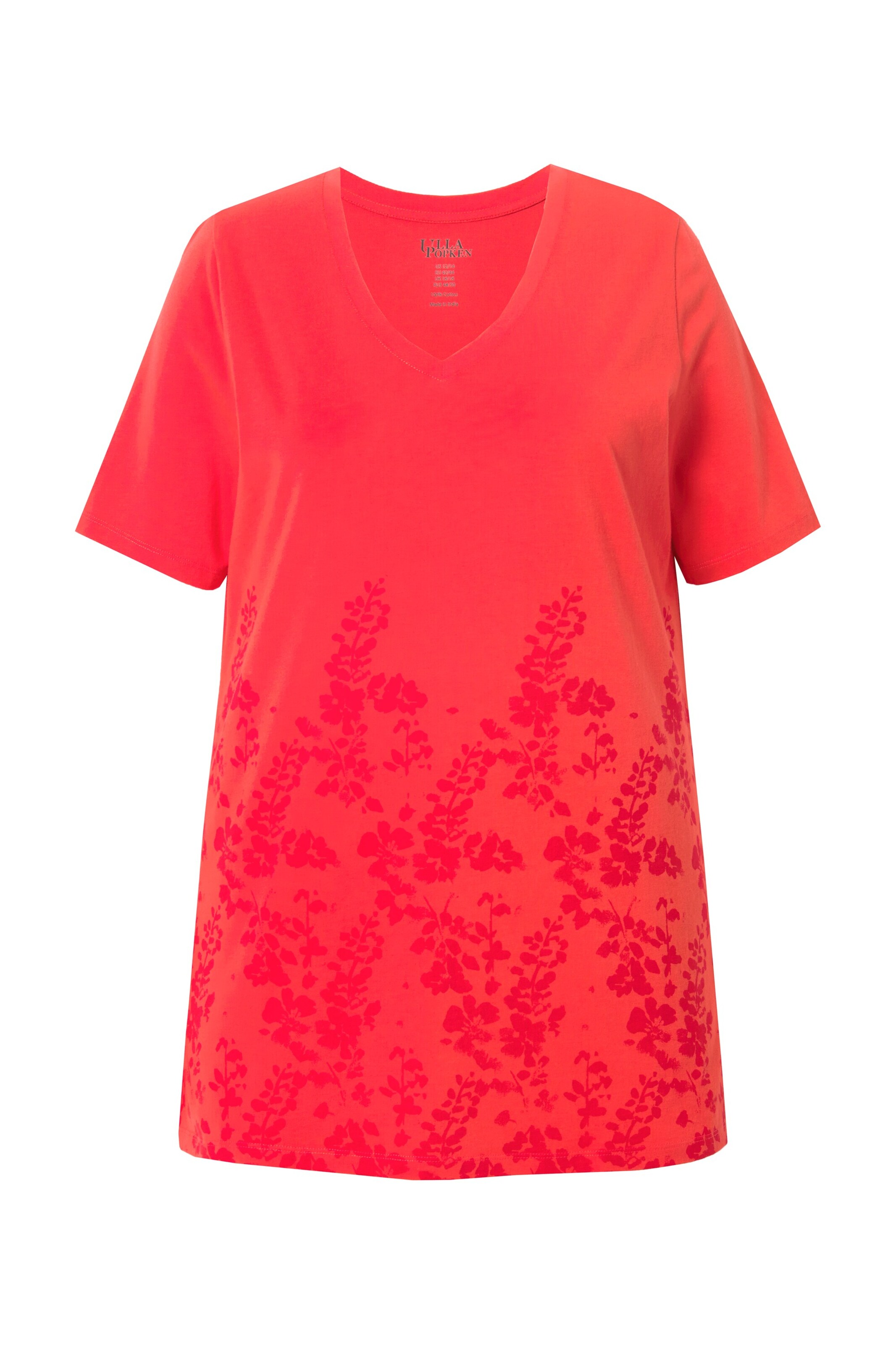 Ulla Popken Shirt in Rood: voorkant