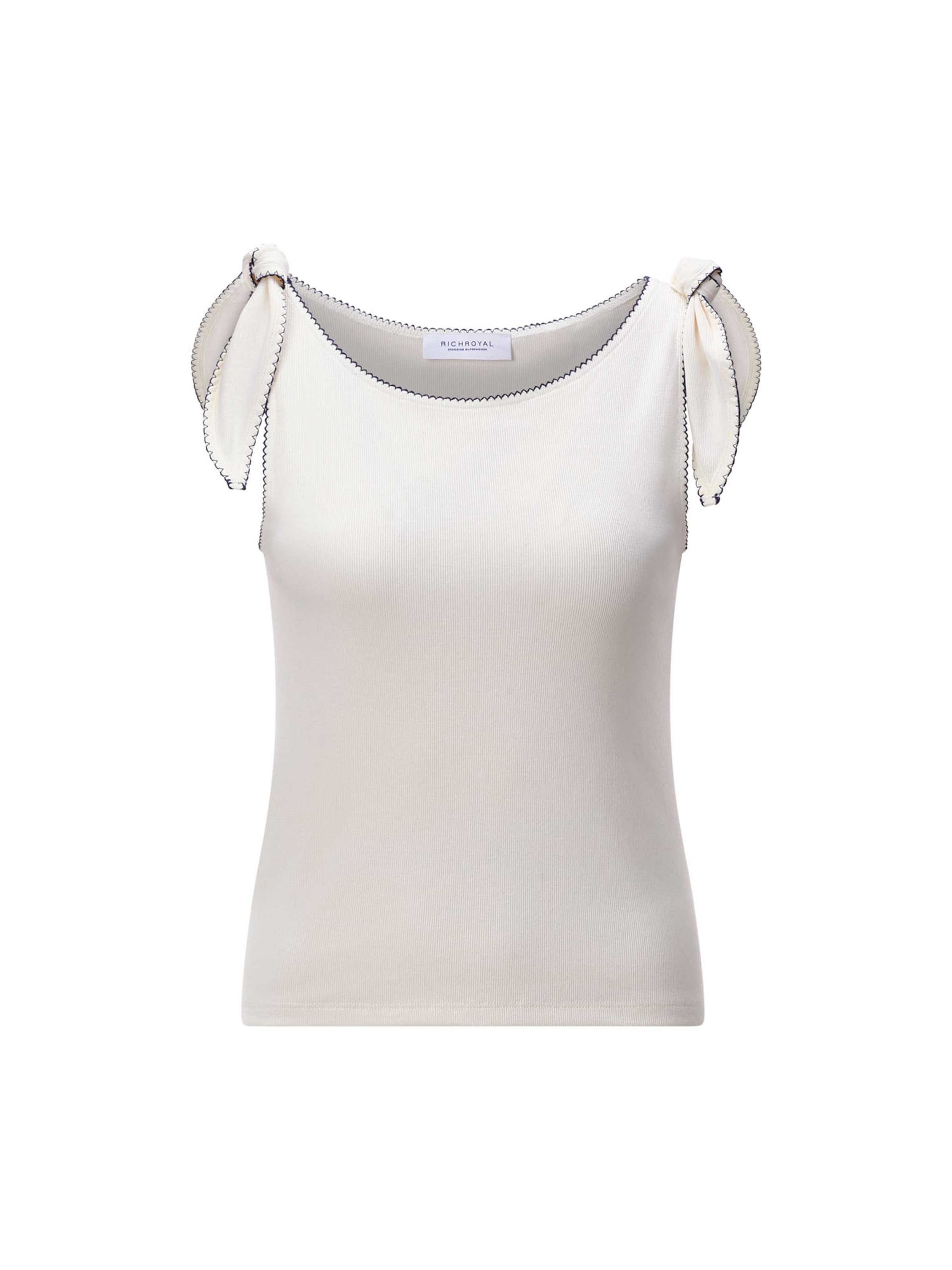 balta Rich & Royal Palaidinė be rankovių: priekis