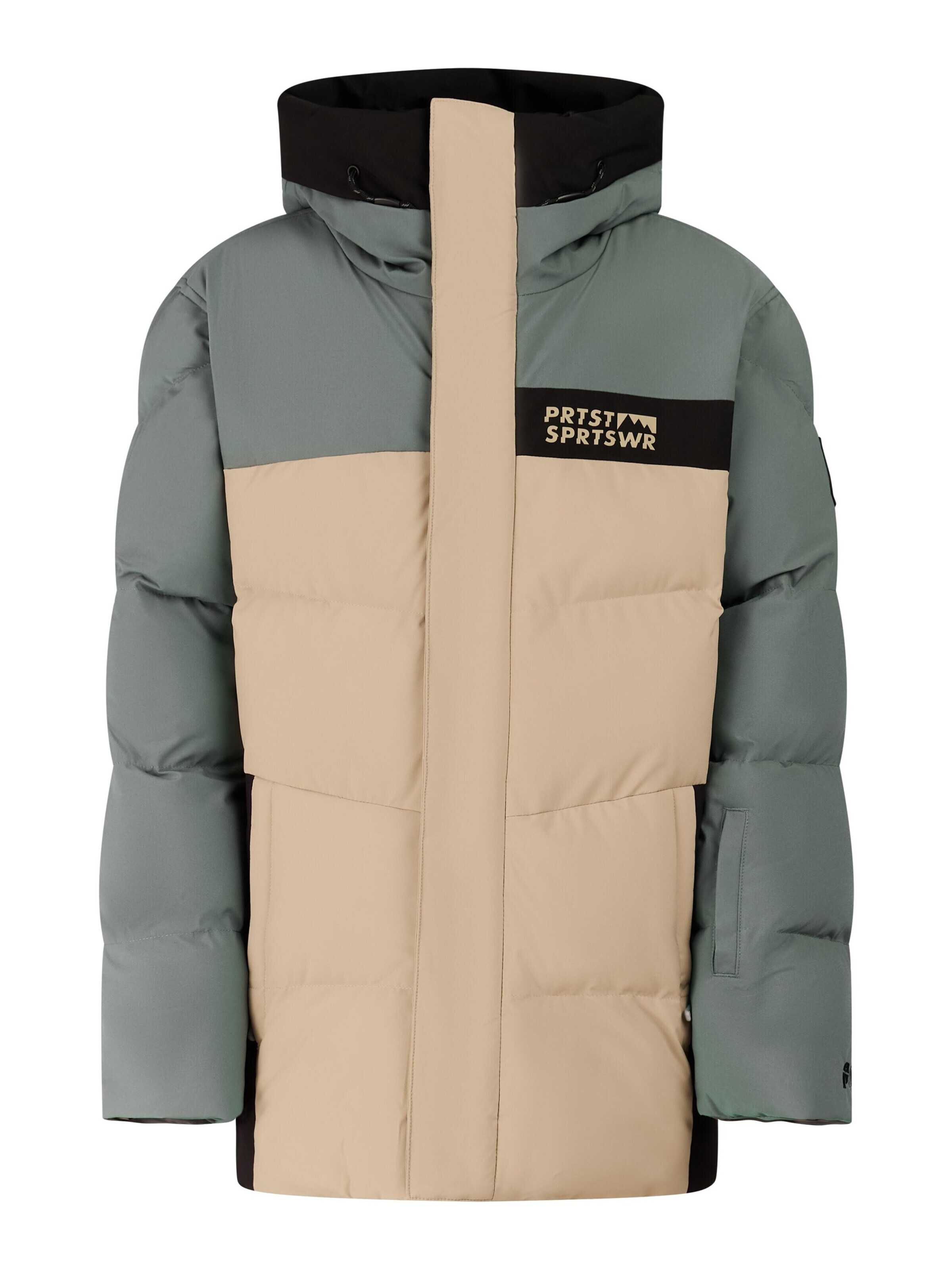PROTEST Athletic Jacket 'PRTWolk JR' in Brown: front