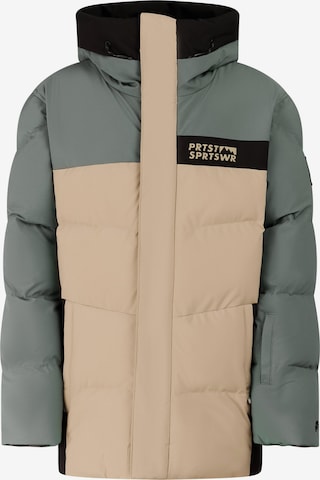 PROTEST Athletic Jacket 'PRTWolk JR' in Brown: front