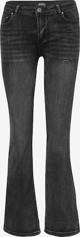 KOROSHI Flared Jeans i svart: framsida