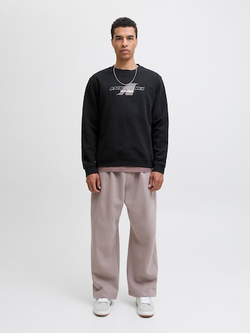 Felpa 'JCOTIER' di JACK & JONES in nero
