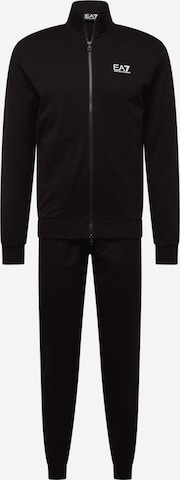 EA7 Emporio Armani Sweat suit in Black: front