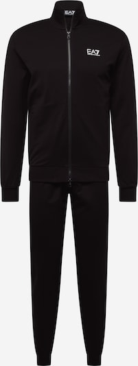 EA7 Emporio Armani Jogging komplet u crna / bijela, Pregled proizvoda