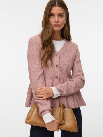 VERO MODA Knit cardigan 'EIKA' in Red