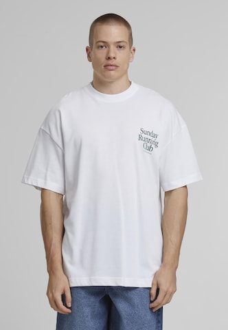 Another Cotton Lab Shirt 'Sunday Running Club' in White