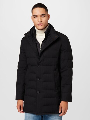 Bruun & Stengade Between-Season Jacket 'Richmond' in Black: front