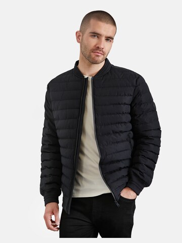 Threadbare Between-Season Jacket in Black: front