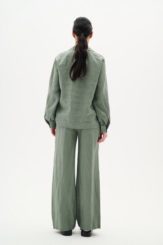 InWear Wide Leg Hose 'Solina' in Grün