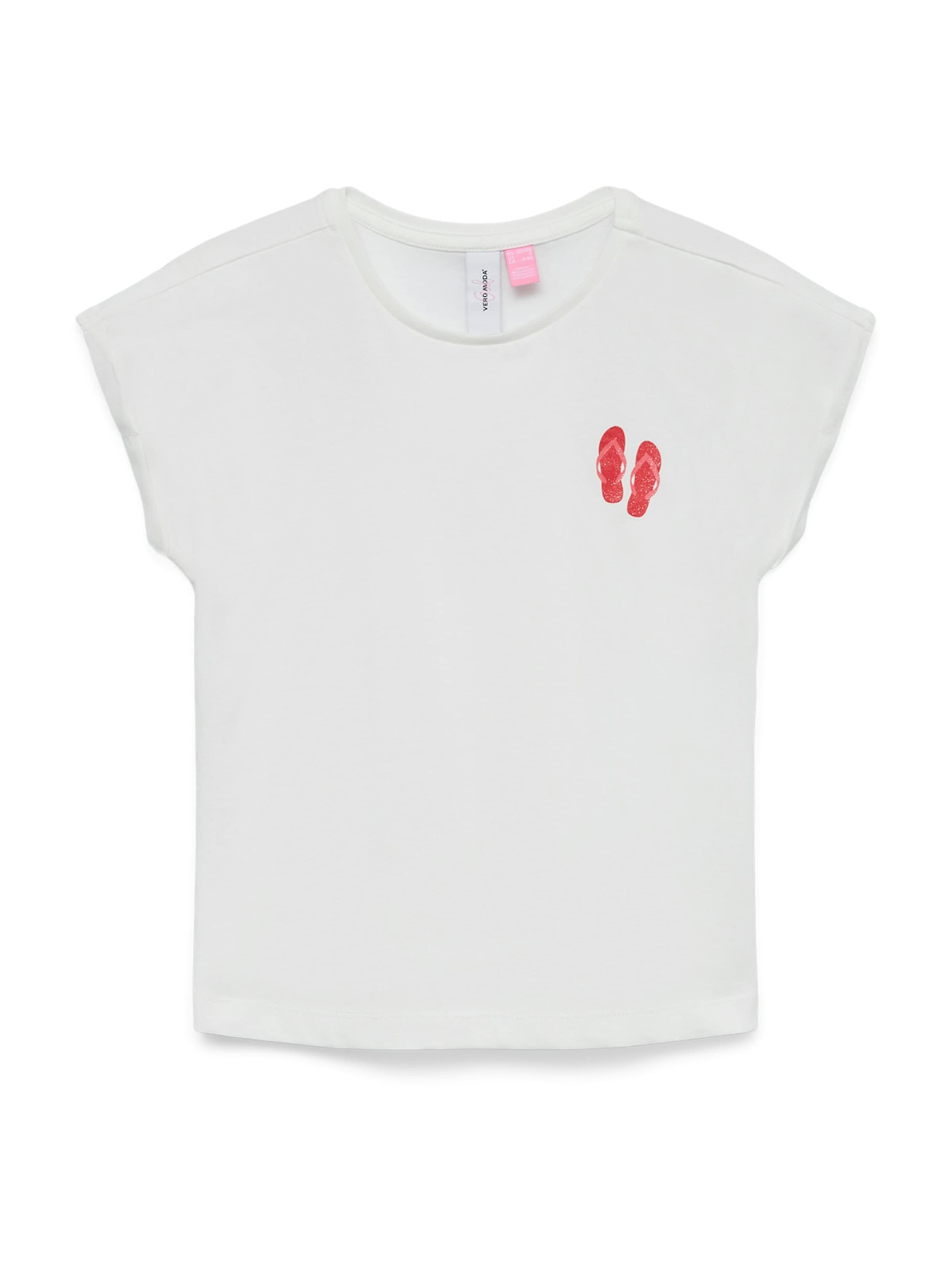 Vero Moda Girl Shirt 'VMNANNA AVA' in White: front
