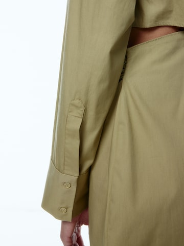 Robe-chemise 'Chalyse' EDITED en vert