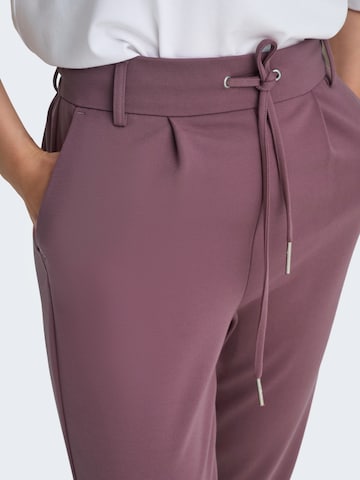 ONLY Slimfit Élére vasalt nadrágok 'ONLPoptrash' - rózsaszín