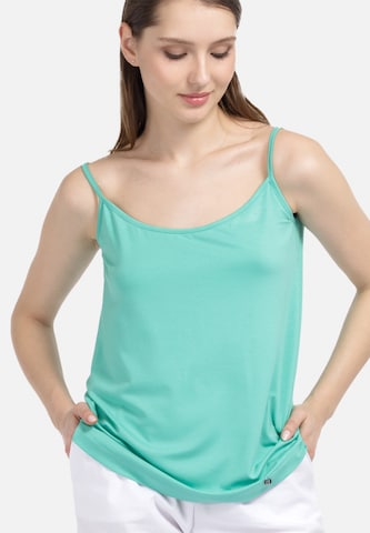 HELMIDGE Top in Green: front