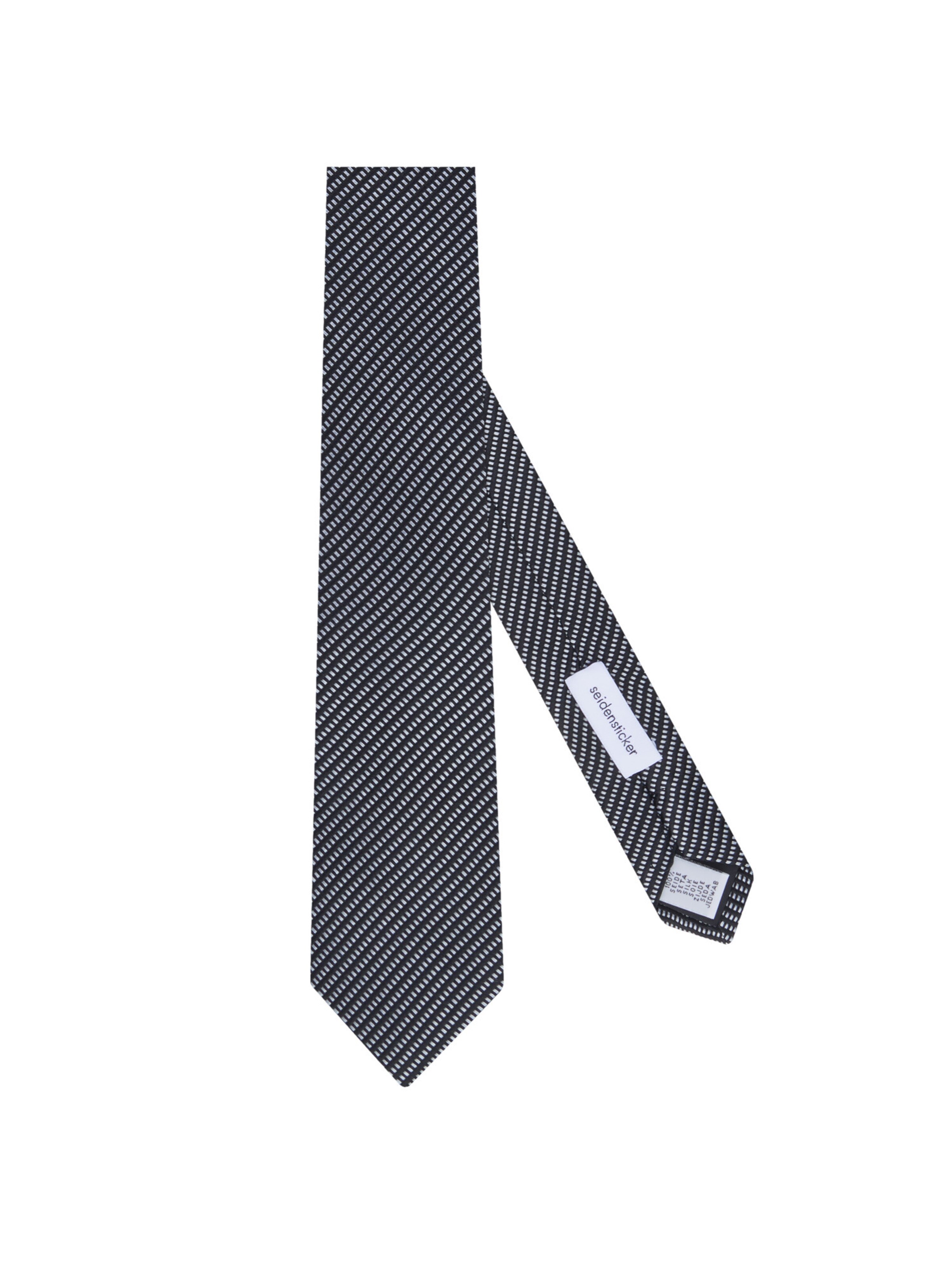 Cravate SEIDENSTICKER en noir