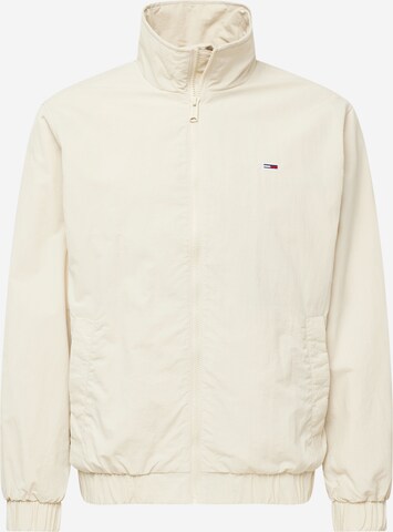 Tommy Jeans Tussenjas 'ESSENTIAL' in Beige: voorkant