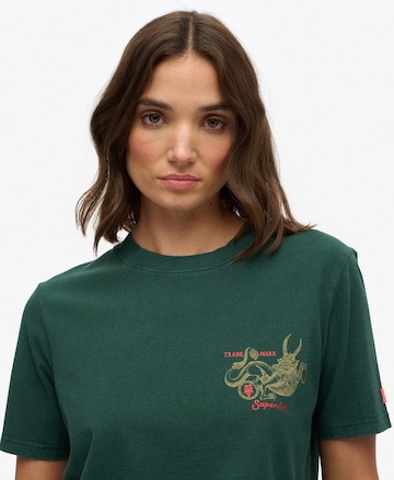 Superdry Shirt 'Tokyo Narrative' in Groen
