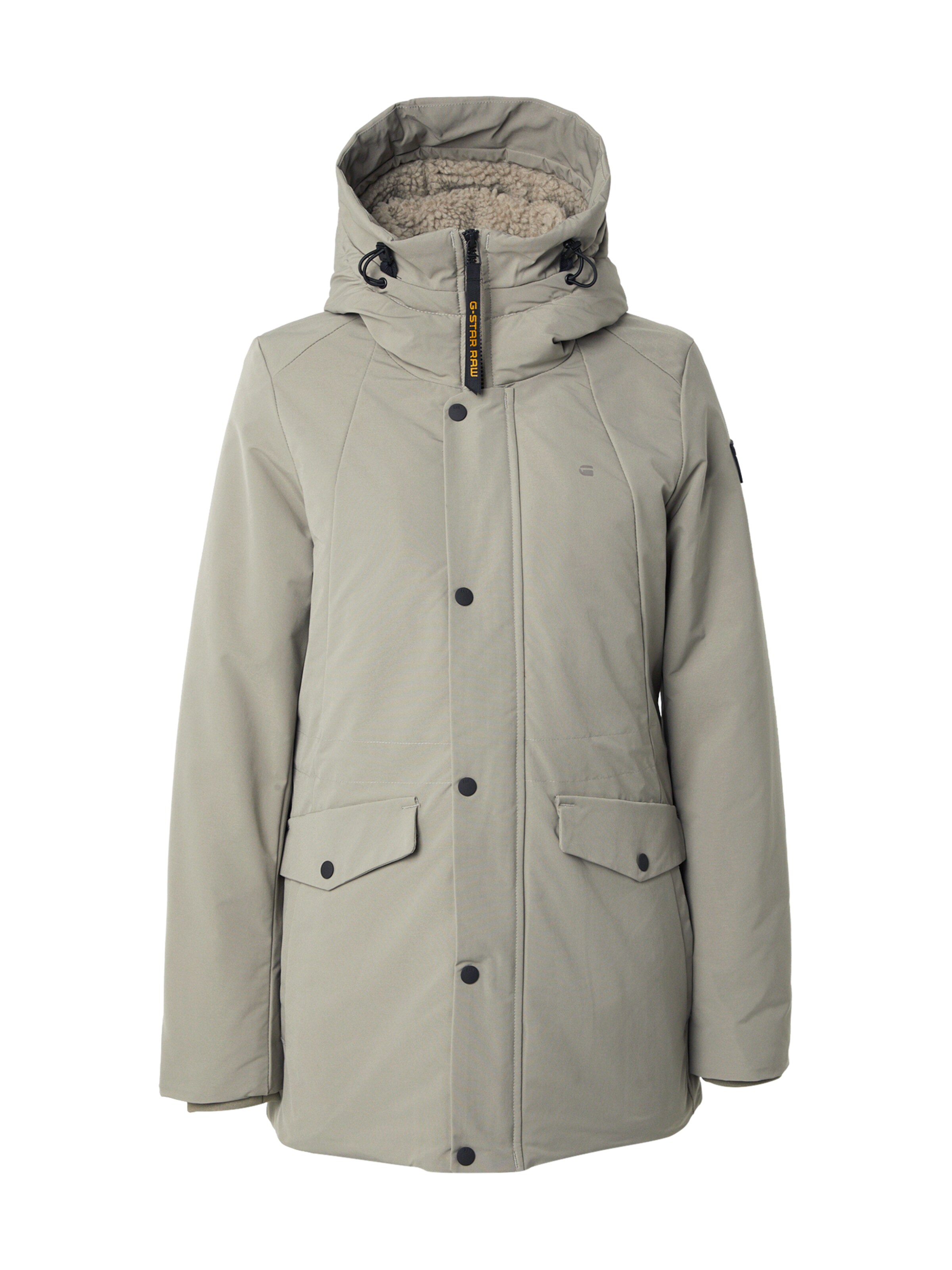 G-STARZimska parka 'Vodan 2.0' - siva boja: prednji dio