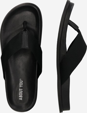 ABOUT YOU Sandals 'Justus' in Black