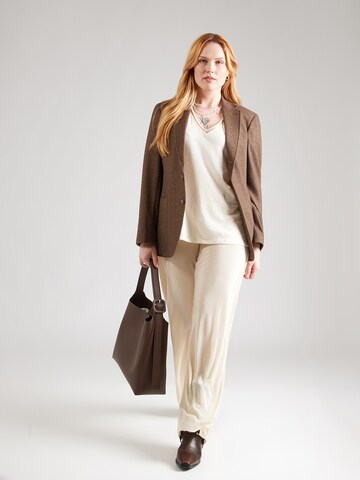 Vero Moda Curve Shirt 'VMCILMA' in Beige