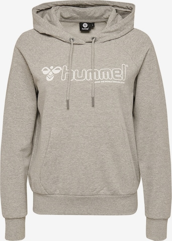 Hummel - Sweatshirt de desporto em cinzento: frente